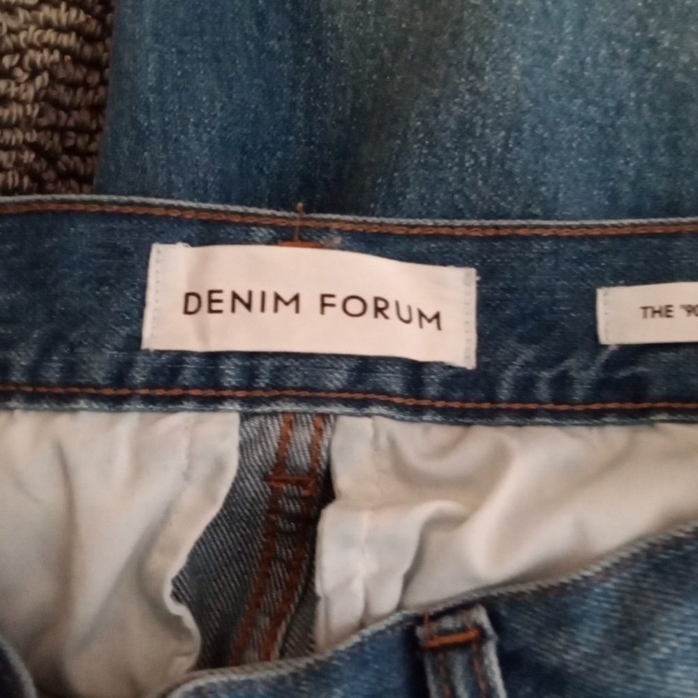 Denim Forum The 90s Millie High Rise Cargo Cotton Streetware Womens 24 - Picture 2 of 13